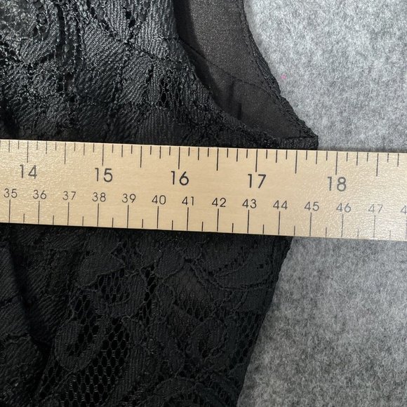 Tahari Womens Black Stylish Square Neck Sheath Dress Size 8 - Picture 4 of 11